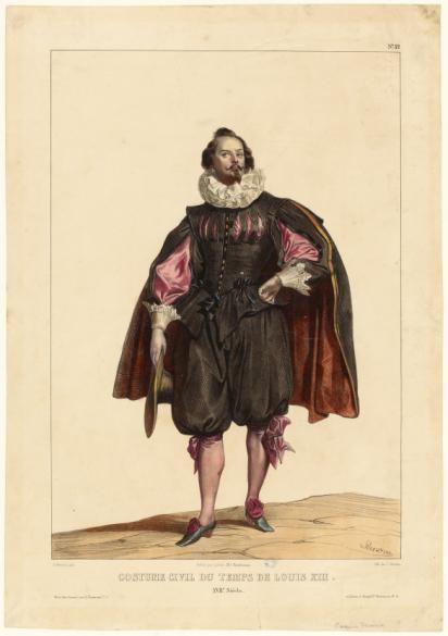 Outdoor Costume of the Time of Louis XIII of France' Giclee Print