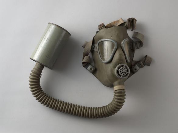 Masque de protection contre les gaz, modèle léger américain M3 - 10A1 - 6  (Jacques d'Etienne, 3/501 RCC)