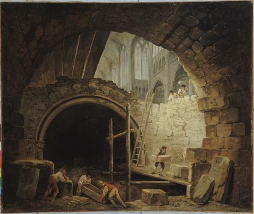 La Violation des caveaux des rois dans la basilique de Saint-Denis, en  octobre 1793 | Paris Musées